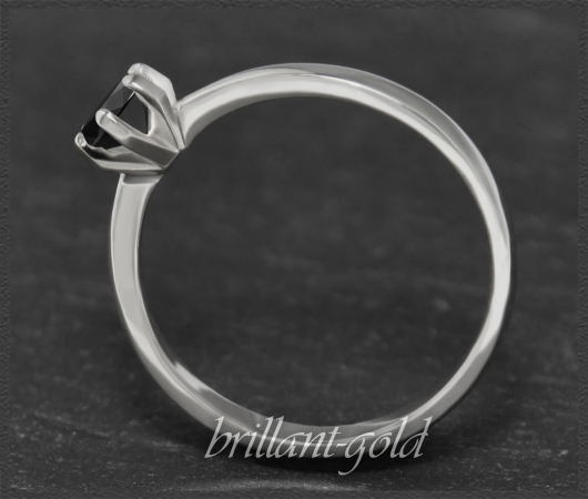 Diamant Ring aus 585 Weißgold, 0,34ct Brillant
